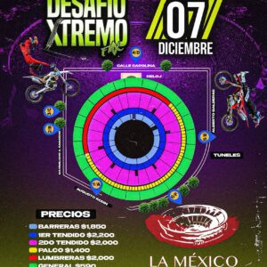 Desafío Extremo FMX 07 diciembre 2025 Plaza de Toros La México