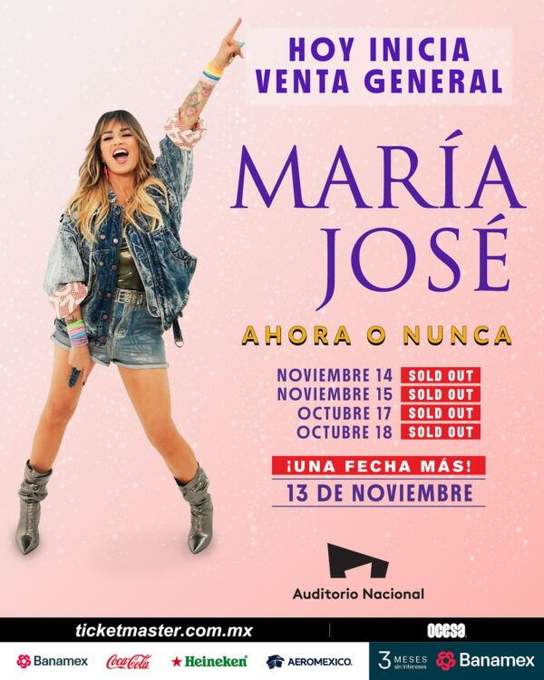 Maria Jose  17 Octubre 2025 Auditorio Nacional