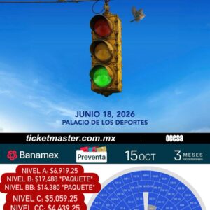 RUSH  FIFTY SOMETHING TOUR  Jueves 18 de Junio del 2026  Palacio de los Deportes  CDMX  México