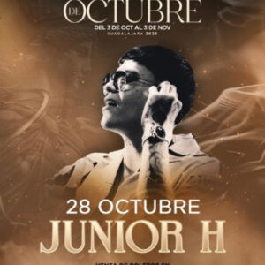JUNIOR H, 28 de Octubre 2025, Palenque Fiestas de Octubre GUADALAJARA