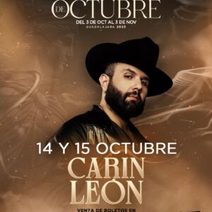 CARIN LEÓN, 14 de Octubre 2025, Palenque Fiestas de Octubre GUADALAJARA