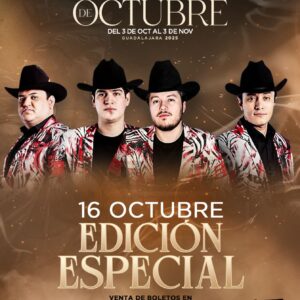 EDICIÓN ESPECIAL, 16 de Octubre 2025, Palenque Fiestas de Octubre GUADALAJARA