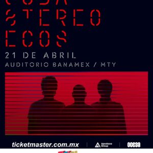SODA STEREO 21 DE ABRIL 2026 MTY AUDITORIO BANAMEX