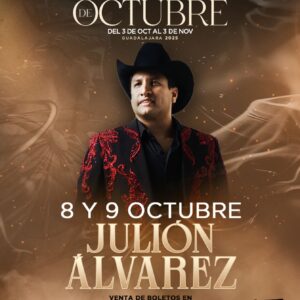 JULION ALVAREZ, 08 de Octubre 2025, Palenque Fiestas de Octubre GUADALAJARA