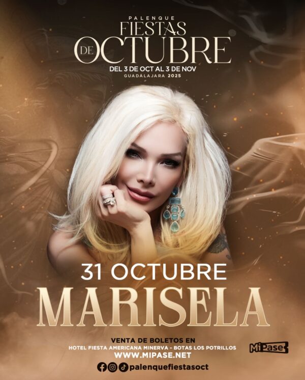 MARISELA, 31 de Octubre 2025, Palenque Fiestas de Octubre GUADALAJARA