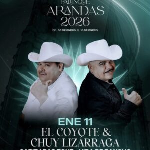 EL COYOTE & CHUY LIZARRAGA, 11 de enero del 2026, Palenque Arandas GUADALAJARA