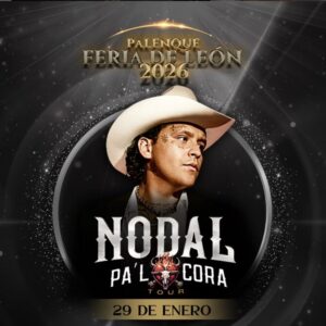 CHRISTIAN NODAL, 29 de enero del 2026, Palenque León LEON