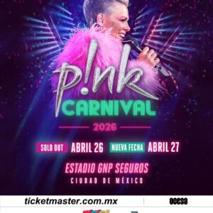 PINK CARNIVAL TOUR, 27 de Abril 2025, Estadio GNP CDMX