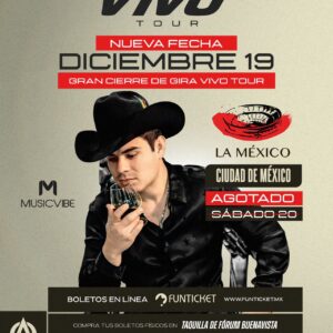 ALFREDO OLIVAS  V1VO TOUR, 19 de Diciembre del 2025,  Plaza de Toros Monumental La México CDMX