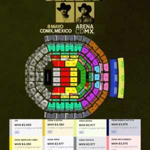 Grupo Frontera - Arena CDMX el 8 de Mayo 2026