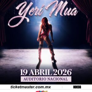 YERI MUA  TOUR  Domingo 19 de Abril del 2026   Auditorio Nacional   CDMX  México