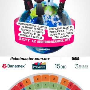 5 SECONDS OF SUMMER 5SOS EVERYONE’S A STAR! WORLD TOUR Sábado 12 de Septiembre del 2026 🗓️ 🏟️ Auditorio Banamex 🏟️ 📍 Monterrey, Nuevo León