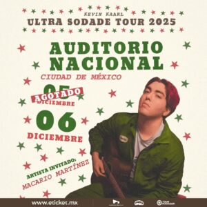 Kevin Kaarl – Auditorio Nacional (5  dic 2025)