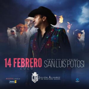 Julion Alvarez 14 Febrero 2026  San Luis Potosi Arena Potosí