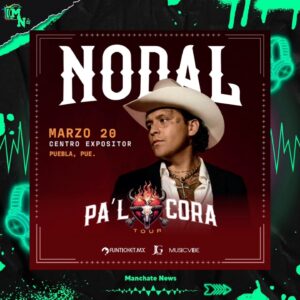 Christian Nodal Pal Cora Tour 2026 Centro Expositor Puebla 20 Marzo Boletos