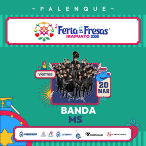 Banda Ms Feria De Las Fresas Irapuato 20 Marzo 2026 Boletos