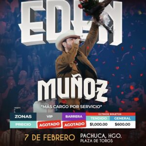 EDEN MUÑOZ  7 FEBRERO  PACHUCA .HGO PLAZA DE TOROS