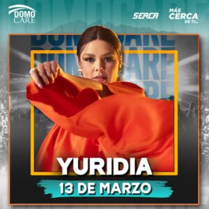 Boletos Yuridia Domo Care 2026 – 13  de Marzo Monterrey