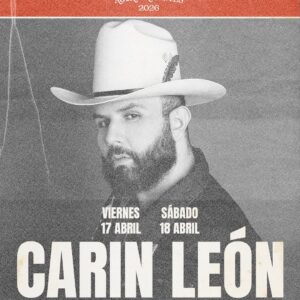 Carín León Palenque San Marcos Aguascalientes 17 y 18 Abril 2026 Boletos