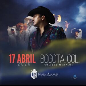 Julión Álvarez 17 Abril 2026 Bogotá Coliseo MedPlus Boletos