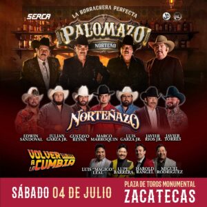 EL PALOMAZO 4 JULIO 2026 Plaza de Toros Zacatecas