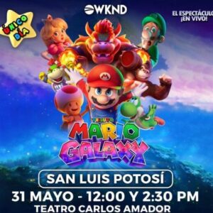 Tributo Mario Galaxy 31 mayo 2026  en San Luis Potosi Teatro Carlos Amador