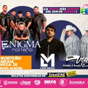 ENIGMA NORTEÑO 13 JUNIO 2026 - FERIA MAYOMUSIC NAVOJOA 2026 Navojoa, SONORA