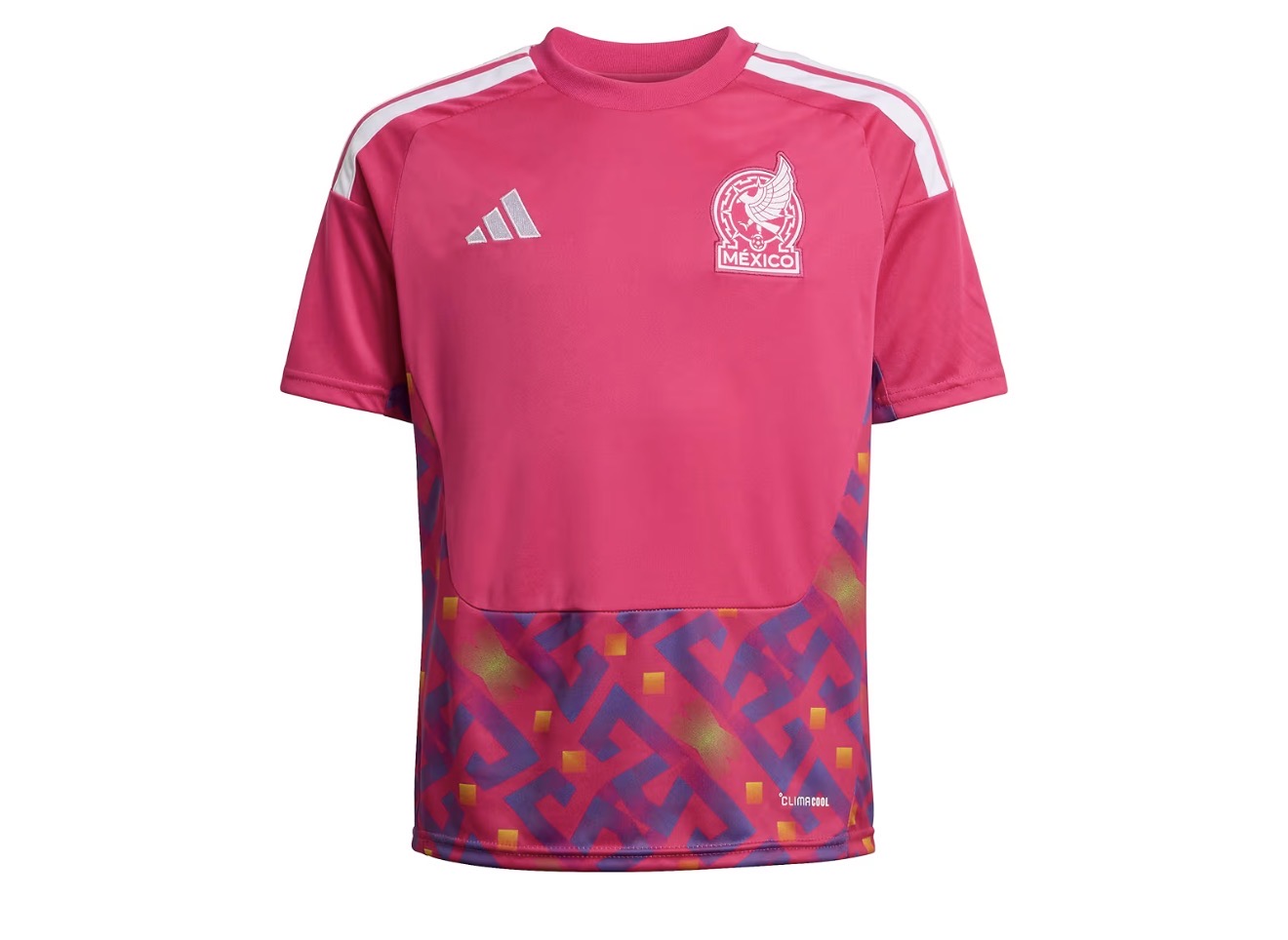 Jersey Portero Selección Mexicana Rosa 2026 Original adidas