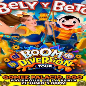Bely y Beto Gómez 21 JUNIO 2026 Palacio Gómez