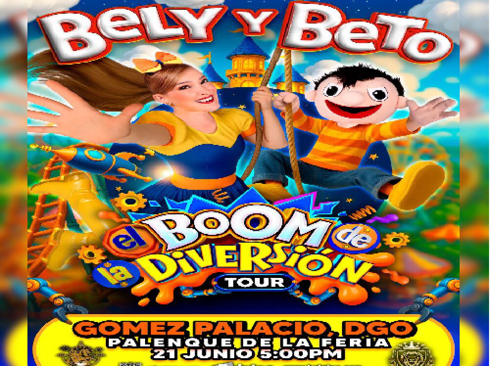 Bely y Beto Gómez 21 JUNIO 2026 Palacio Gómez