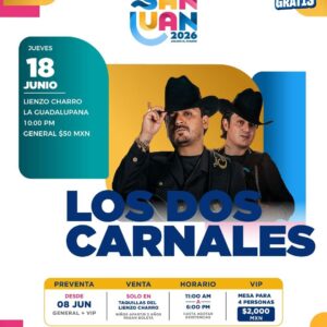 Oferta Boletos Los Dos Carnales San Juan 2026 18 Junio Palenque Pass